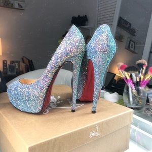 louboutin sparkly shoes
